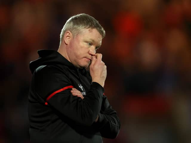 Grant McCann has now suffered two play-off defeats with Rovers, both on penalties. (Photo by Ed Sykes/Getty Images)