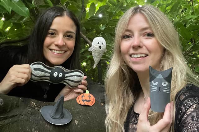 Spooky crafts from Unlocking Fun.