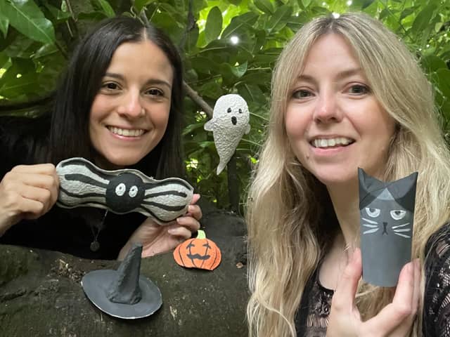 Spooky crafts from Unlocking Fun.