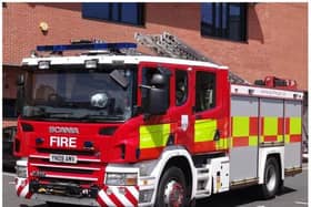 Fire crews were called to the blaze in Sprotbrough.