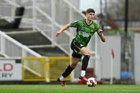 Ben Nelson gets on the ball for Doncaster Rovers.