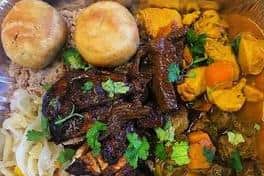 Some of the dishes include: jerk chicken, curried goat and ox tail.