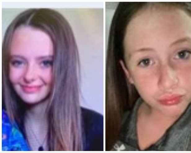 Police launched a hunt for missing Rose and Destiny.