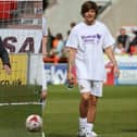 Flashback: The day Liam Payne watched fellow One Direction band member Louis Tomlinson captain the Doncaster Rovers Legends charity match.