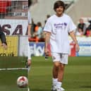 Flashback: The day Liam Payne watched fellow One Direction band member Louis Tomlinson captain the Doncaster Rovers Legends charity match.