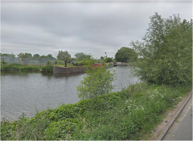 The dead dog was pulled from the canal at Long Sandall.