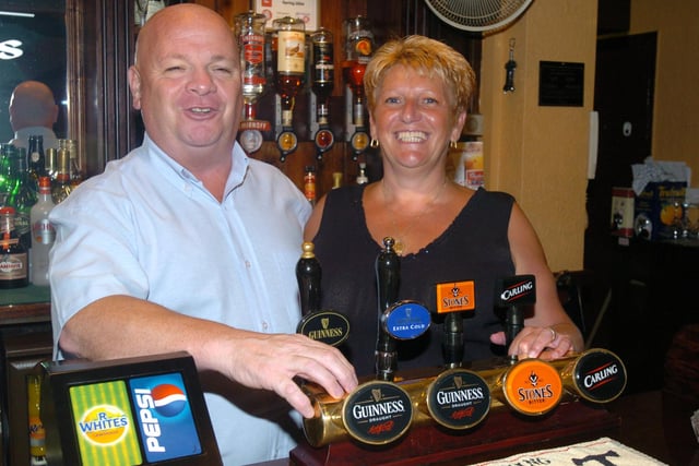 Dave and June Smith of the Hare and Hounds Wellgate Rotherham