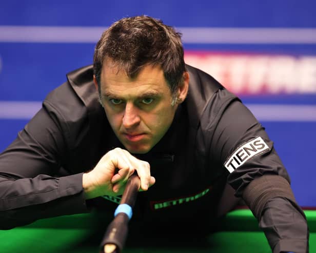 File photo dated 17-04-2021 of Ronnie O'Sullivan. George Wood/PA Wire. The world champion and other legends of snooker will be making appearances at the Ronnie O'Sullivan Shop in the coming weeks.