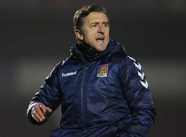 Northampton Town caretaker manager Jon Brady. Photo: Pete Norton/Getty Images