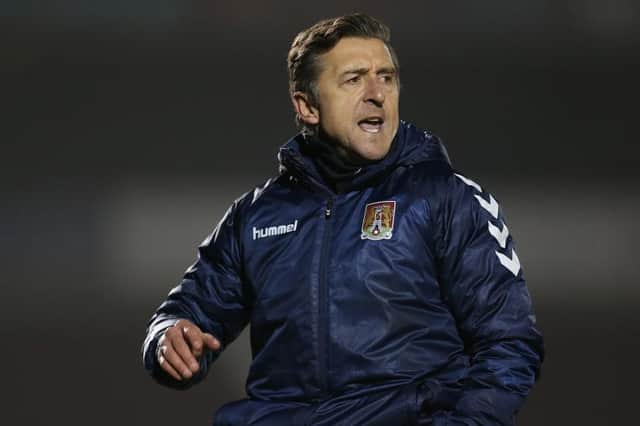 Northampton Town caretaker manager Jon Brady. Photo: Pete Norton/Getty Images