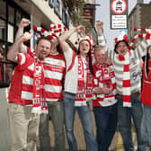 Doncaster Rovers in Cardiff.
