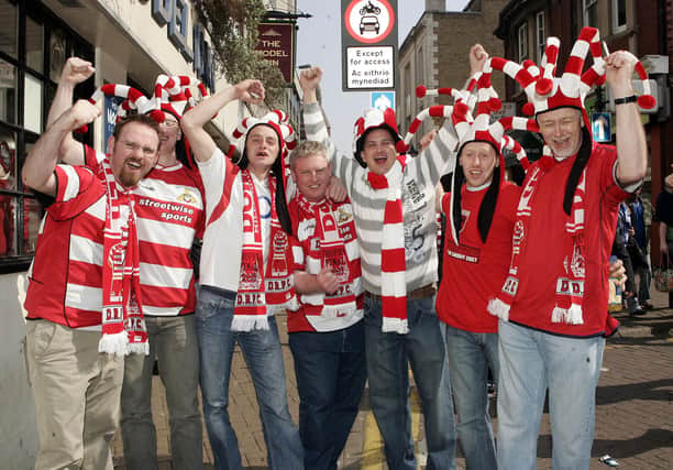 Doncaster Rovers in Cardiff.