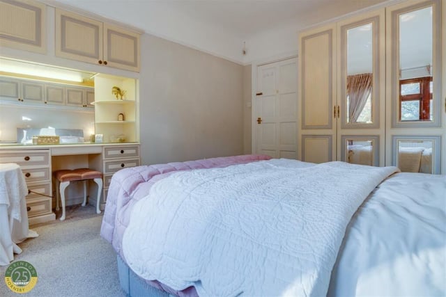 Another of the property's double bedrooms.