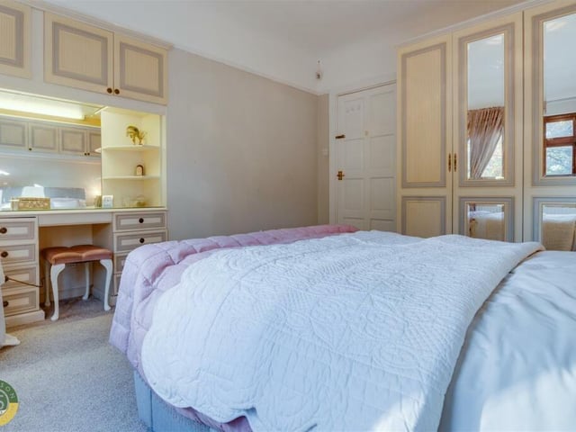 Another of the property's double bedrooms.
