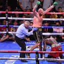 Tyson Fury retained his heavyweight boxing crown with an epic win over Deontay Wilder. (Photo: Getty).