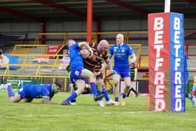 Dewsbury gained the upper hand in the Betfred League One title race with victory over Doncaster. Photo: Kev Creighton, KC Photography