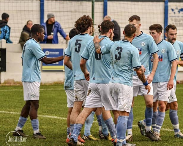 Doncaster City are in pole position to win promotion with four games left.