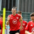 Wales' Gareth Bale in training. Photo by Marco Rosi/Getty Images