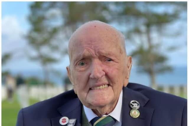 Fred Adamson was among thousands of personnel who stormed the beaches of Normandy.