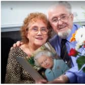 Roy with wife Shirley celebrating the couple's diamond wedding anniversary in 2012. (Photo: Shaun Flannery).