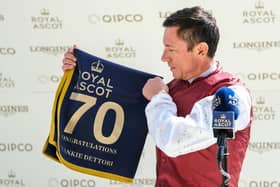 Frankie Dettori. Photo by Megan Ridgwell/Pool via Getty Images