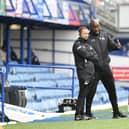 Darren Moore with assistant manager Jamie Smith