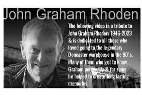 An emotional video tribute to Doncaster club pioneer Graham Rhoden has been produced.