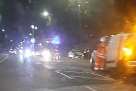 Emergency services were called to Bawtry Road following the collision.