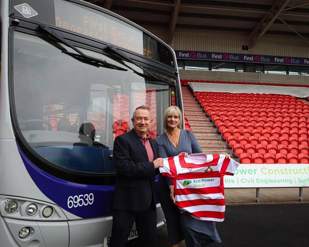 First Bus has linked up with Doncaster Rovers.
