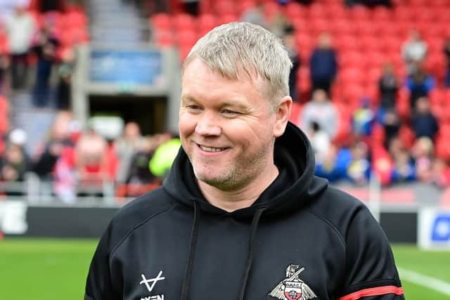 Grant McCann's Doncaster can become history-makers at Gillingham tomorrow. (Picture:Andrew Roe/AHPIX LTD)