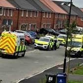 Emergency services have been at the scene in Hexthorpe throughout the afternoon.