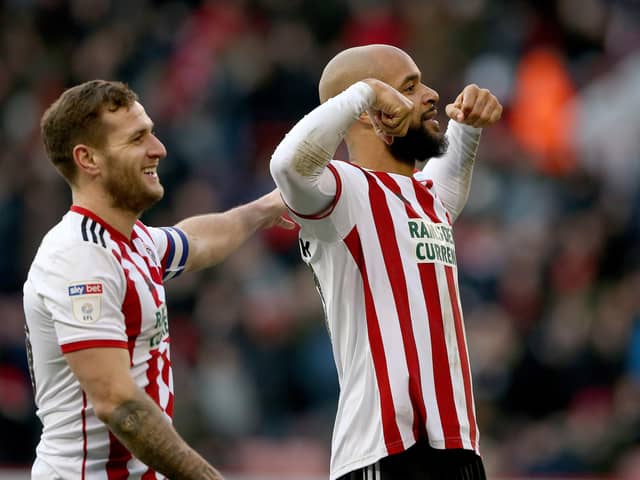David McGoldrick and Billy Sharp struck up a fearsome partnership at Sheffield United. (Photo by Nigel Roddis/Getty Images)