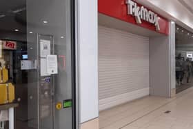 TK Maxx has closed its doors.