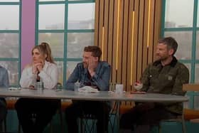 The Kaiser Chiefs' Ricky Wilson appeared on Sunday Brunch - and then headed straight to Doncaster. (Photo: Channel 4).