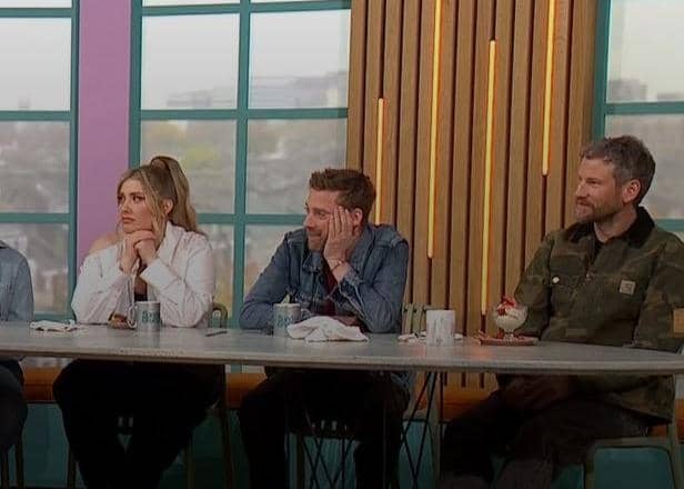 The Kaiser Chiefs' Ricky Wilson appeared on Sunday Brunch - and then headed straight to Doncaster. (Photo: Channel 4).