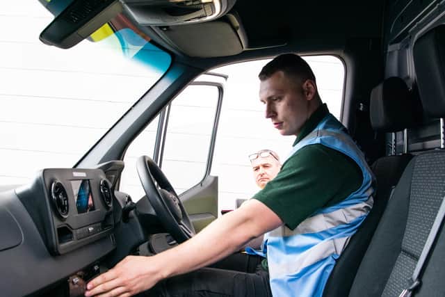 Tomasz Niemiec won third place in the  Logistics UK’s Van Driver of the Year 2021 competition.