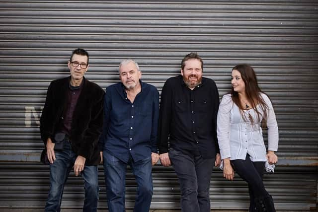 Sunbirds Band (From Left to Right): Marc Parnell, Dave Hemingway, Phil Barton and Laura Wilcockson.