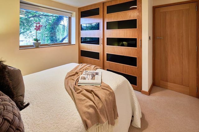 Another of the property's double bedrooms, with fitted wardrobes.