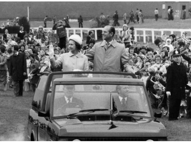An open top car ride at Doncaster Racecourse.