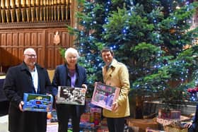 (From Left to Right) Fabian Braithwaite, President of Doncaster Chamber, Ros Jones CBE, Mayor of Doncaster, and Dan Fell, Chief Exec of Doncaster Chamber.