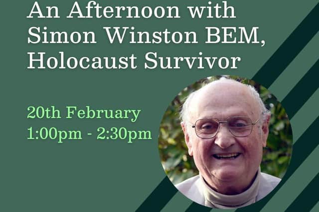 An Afternoon with Simon Winston BEM, Holocaust Survivor, at the National Holocaust Centre and Museum