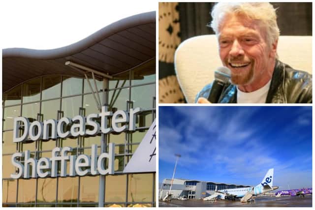 Businessman Richard Branson has been approached over the closure of Doncaster Sheffield Airport