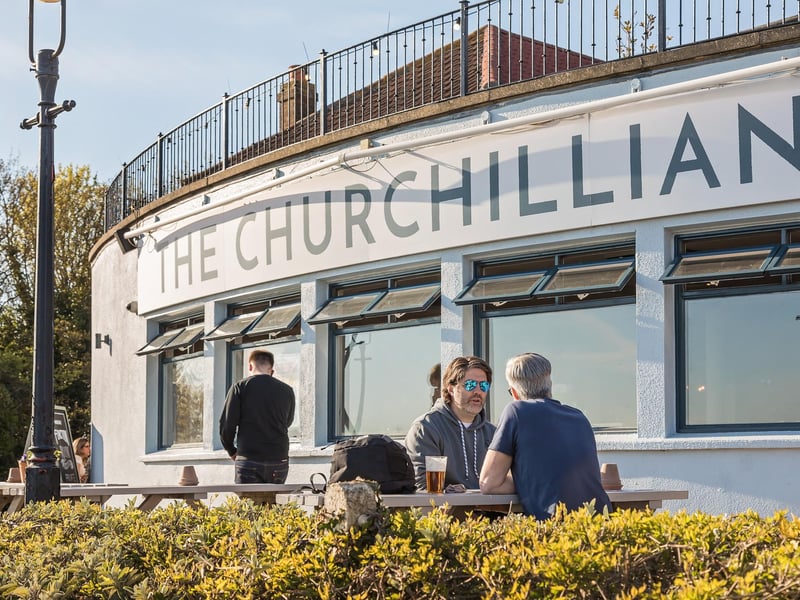 The Churchillian in Cosham still has spaces but advises that it has limited tables for watching the football.