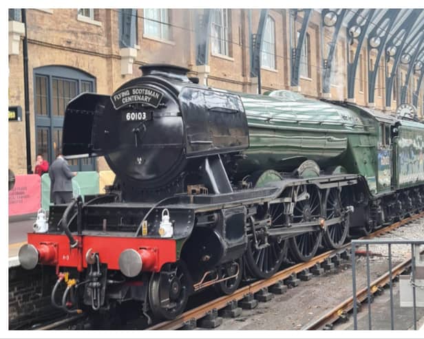The Flying Scotsman will pass through Doncaster today.
