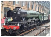 The Flying Scotsman will pass through Doncaster today.