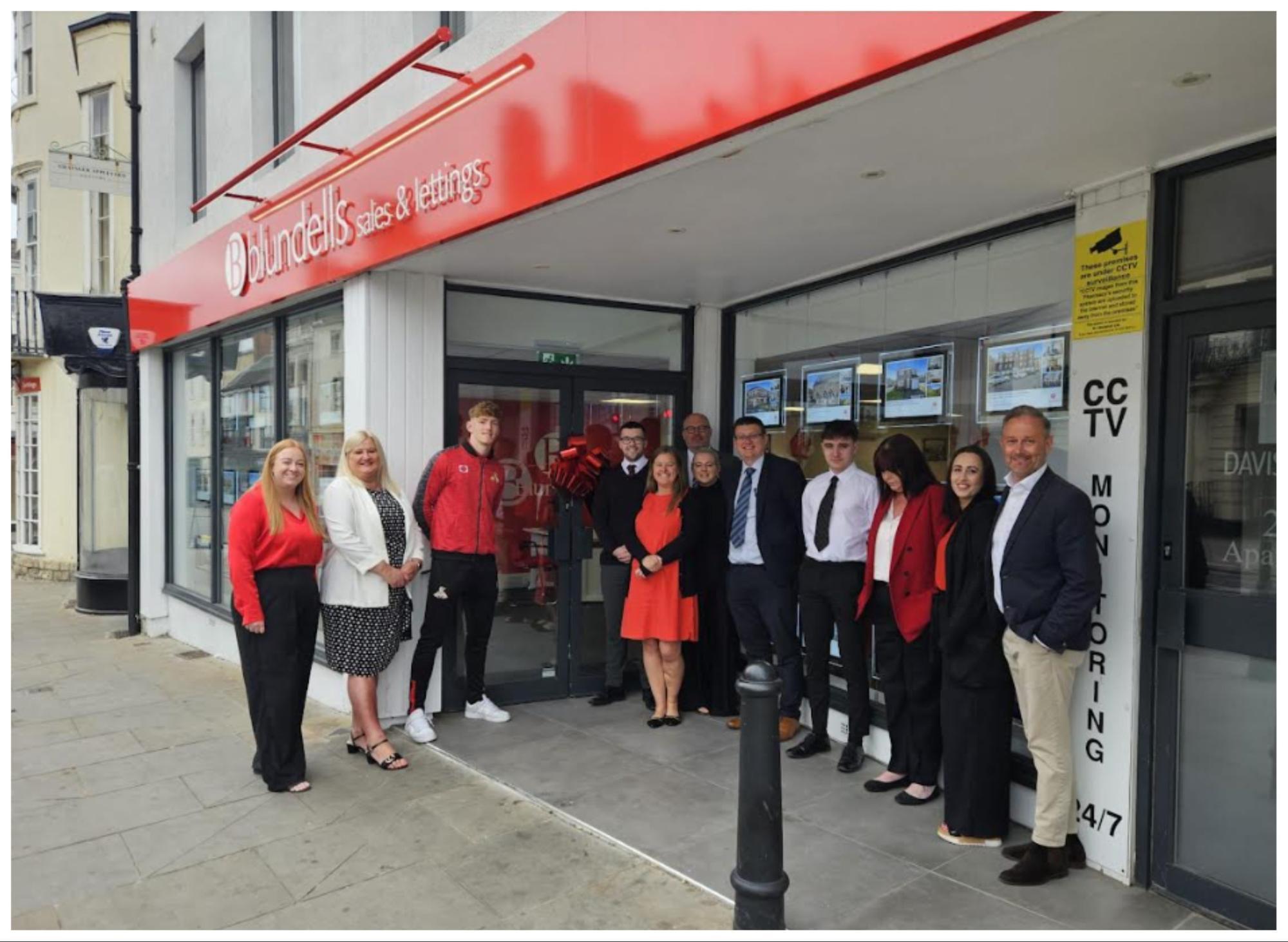 Doncaster Rovers ace opens new branch of Blundells estate agent in city centre