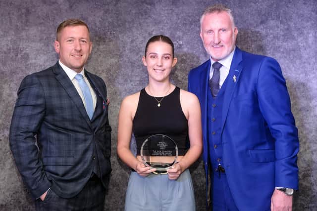 Doncaster Rovers Belles Player of the Year, Emily Cahill. Photo: Dean Atkins.