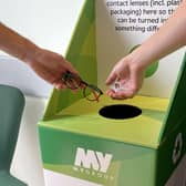 Customers at Specsavers in Armthorpe and Thorne will be able to drop off both metal and plastic glasses and sunglasses, as well as contacts lenses and accessories