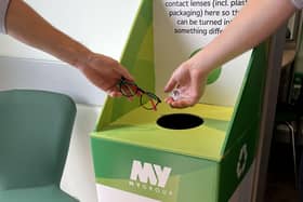 Customers at Specsavers in Armthorpe and Thorne will be able to drop off both metal and plastic glasses and sunglasses, as well as contacts lenses and accessories