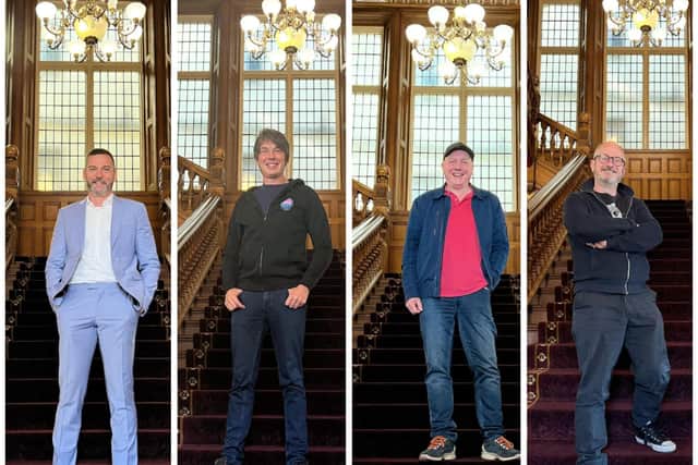 First Dates star Fred Siriex, TV space expert Professor Brian Cox, Neighbours star Alan Fletcher and writer and comedian Robin Ince have all stayed at Rossington Hall in recent days. (Photos: Rossington Hall).